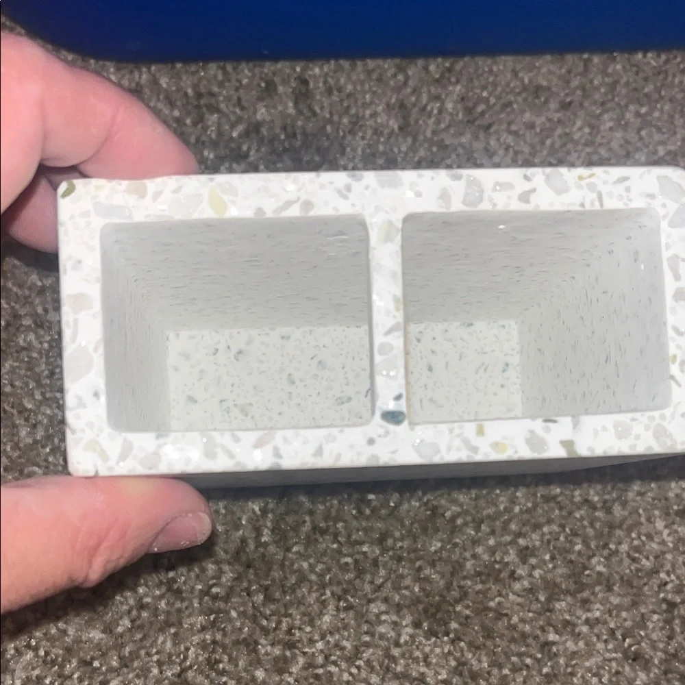 Target Terrazzo Toothbrush Holder - White and Gray